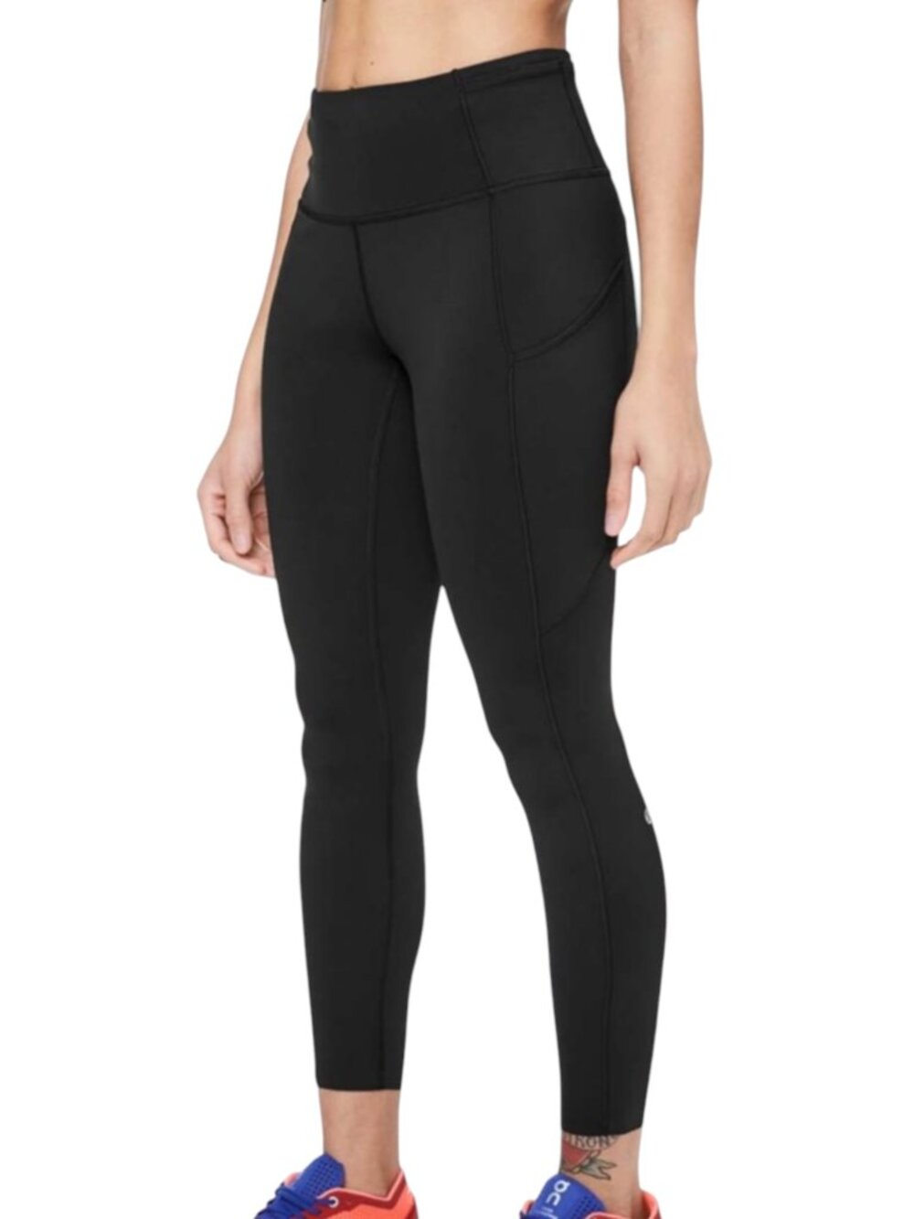Lululemon Fast & Free Tight Leggings Yoga Pants Nulux Graphite Black XS 2?